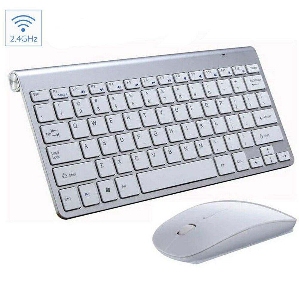 Mini Wireless Keyboard And Mouse Set Waterproof 2.4G For Mac Apple PC Computer New Era Fashion LLc