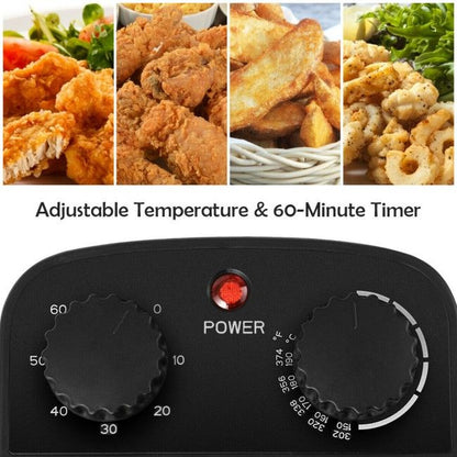 3.2 Quart Electric Stainless Steel Deep Fryer with Timer New Era Fashion LLc