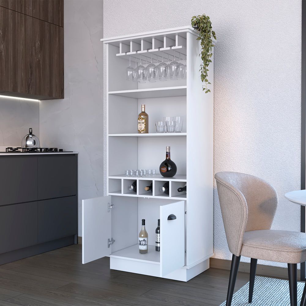 Bar Cabinet Taholah, Living Room, White New Era Fashion LLc