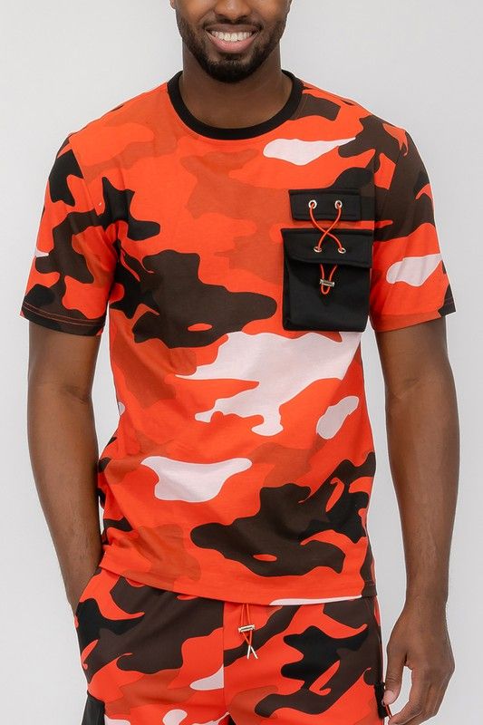 Weiv Full Camo Short Sleeve TShirt New Era Fashion LLc