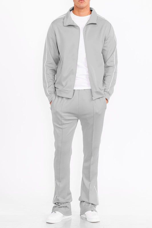 Men's Athletic Side Pipe Track Jacket for Performance and Style New Era Fashion LLc