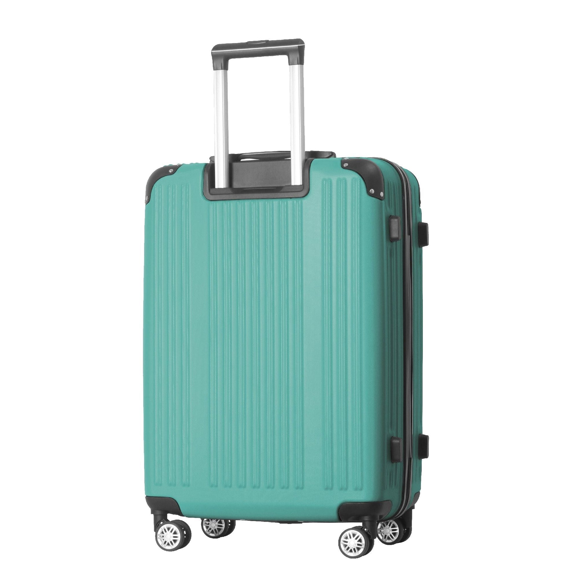 3-Piece Lightweight ABS Hardshell Luggage Set (20", 24", 26") in Fresh Green with Spinner Wheels, TSA Lock, and Adjustable Telescopic Handle - Durable Travel Suitcases New Era Fashion LLc