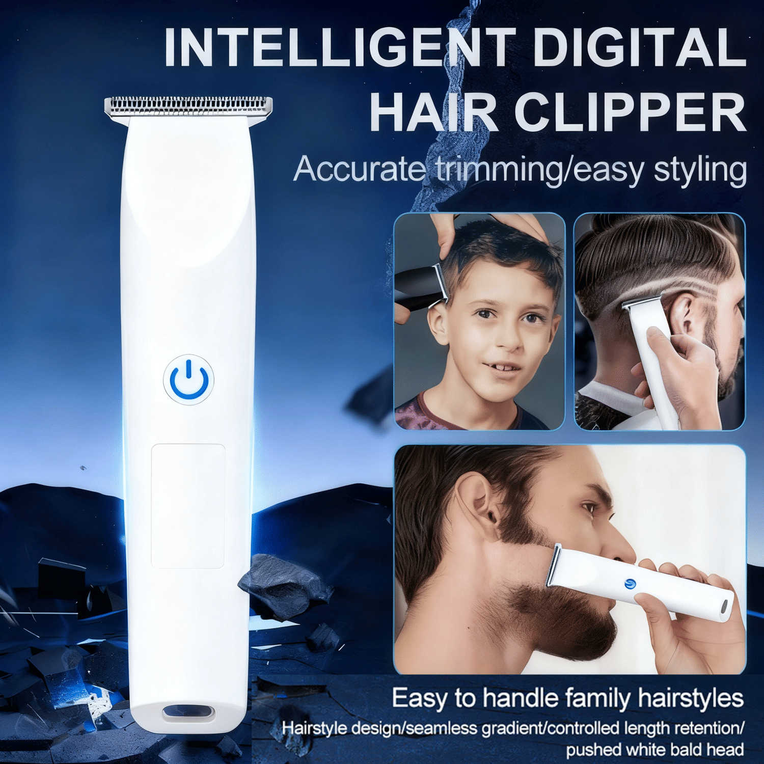 Professional Hair Clippers Trimmer Cutting Beard Cordless Barber Shaving Machine New Era Fashion LLc