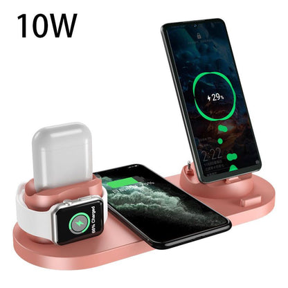 Wireless Charger For IPhone14 13 Fast Charger For Phone Fast Charging Pad For Phone Watch 6 In 1 Charging Dock Station New Era Fashion LLc