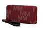 MKF Collection Hofstra M Signature Wallet Wristlet by Mia k New Era Fashion LLc