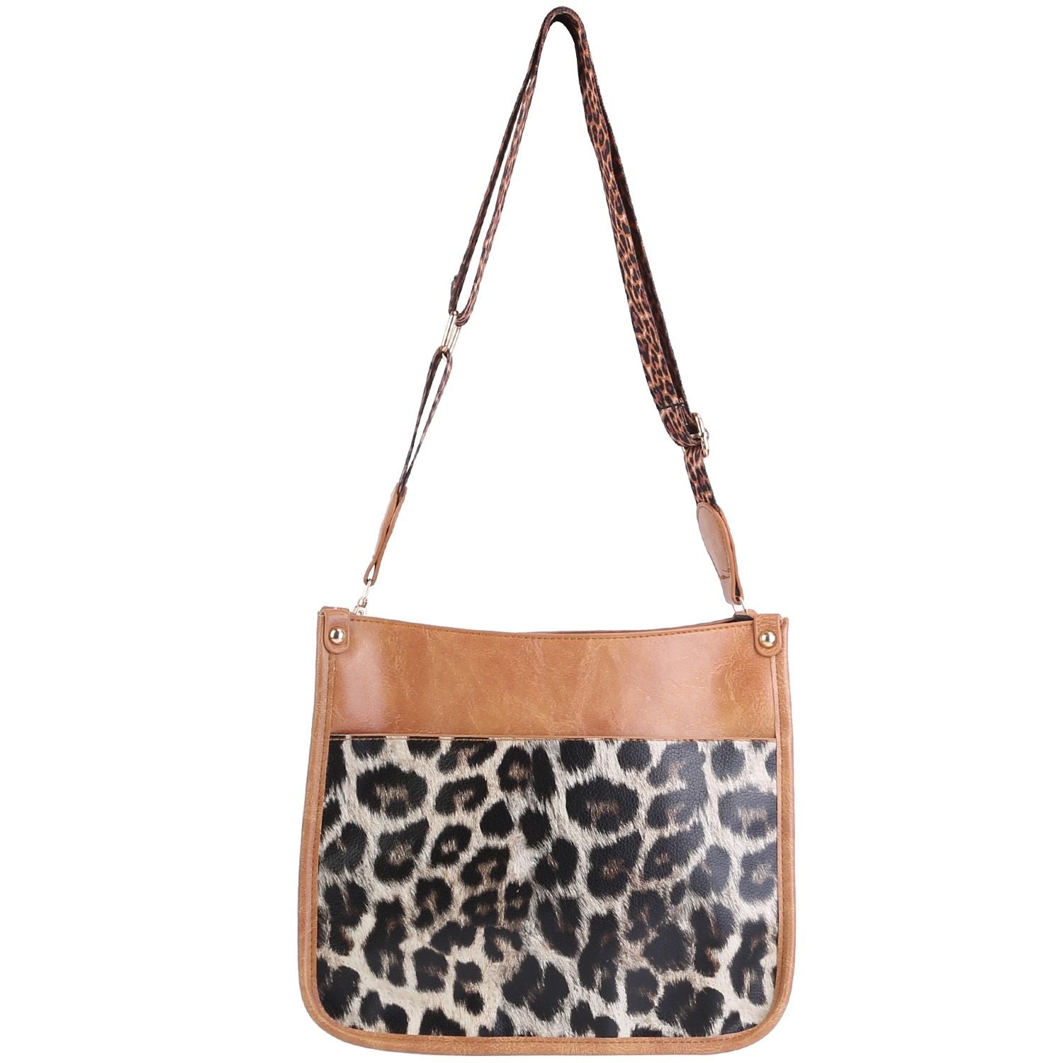Women Fashion Leather Crossbody Bag Shoulder Bag Casual Handbag with Flexible Wearing Styles Adjustable Guitar Strap New Era Fashion LLc