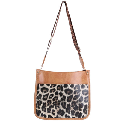 Women Fashion Leather Crossbody Bag Shoulder Bag Casual Handbag with Flexible Wearing Styles Adjustable Guitar Strap New Era Fashion LLc