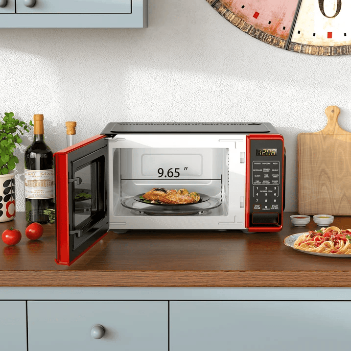 0.7 Cu ft Countertop Microwave Oven, 700 Watts, White New Era Fashion LLc