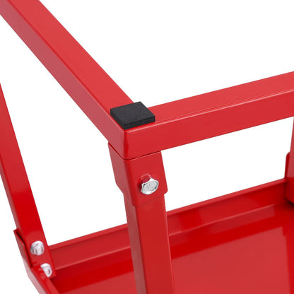Plyometric Jump Box, 12 Inch Plyo Box, Steel Plyometric Platform and Jumping Agility Box, Anti-Slip Fitness Exercise Step Up Box for Home Gym Training, Conditioning Strength Training, Red New Era Fashion LLc