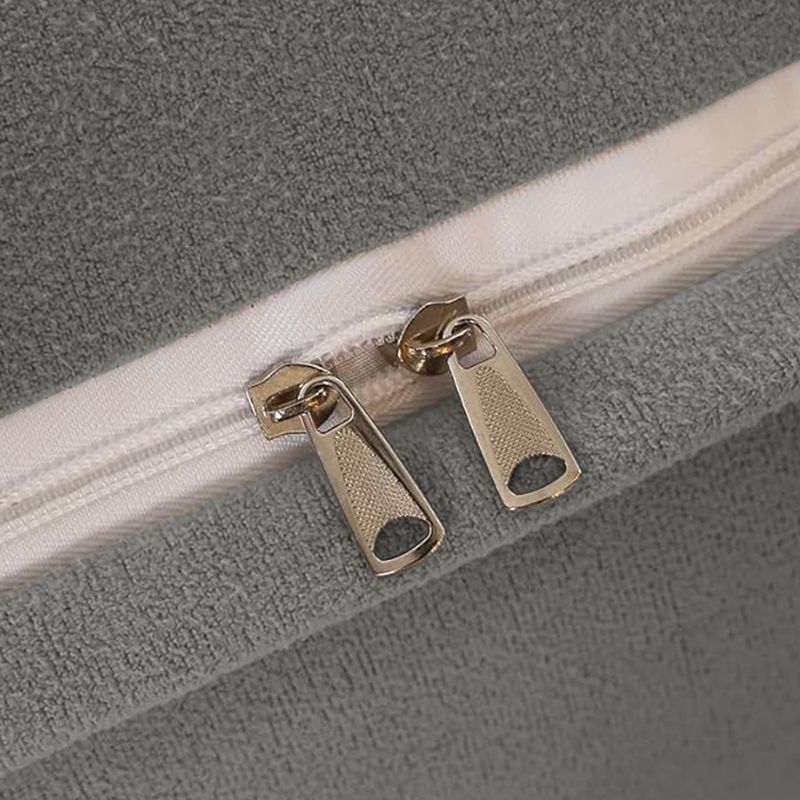 Triangle Reading Cushion with a button-Gray 100*50*20cm New Era Fashion LLc