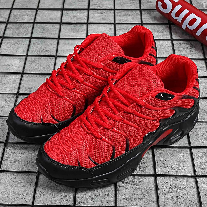 Men's shoes spring and autumn new all-palm air cushion running sneakers all-match trend men's platform casual shoes New Era Fashion LLc