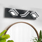 Matte Black Vanity Light Fixtures 3 Lights Up and Down LED Modern Bathroom Vanity Lights Over Mirror Acrylic Black Bath Wall Lighting New Era Fashion LLc