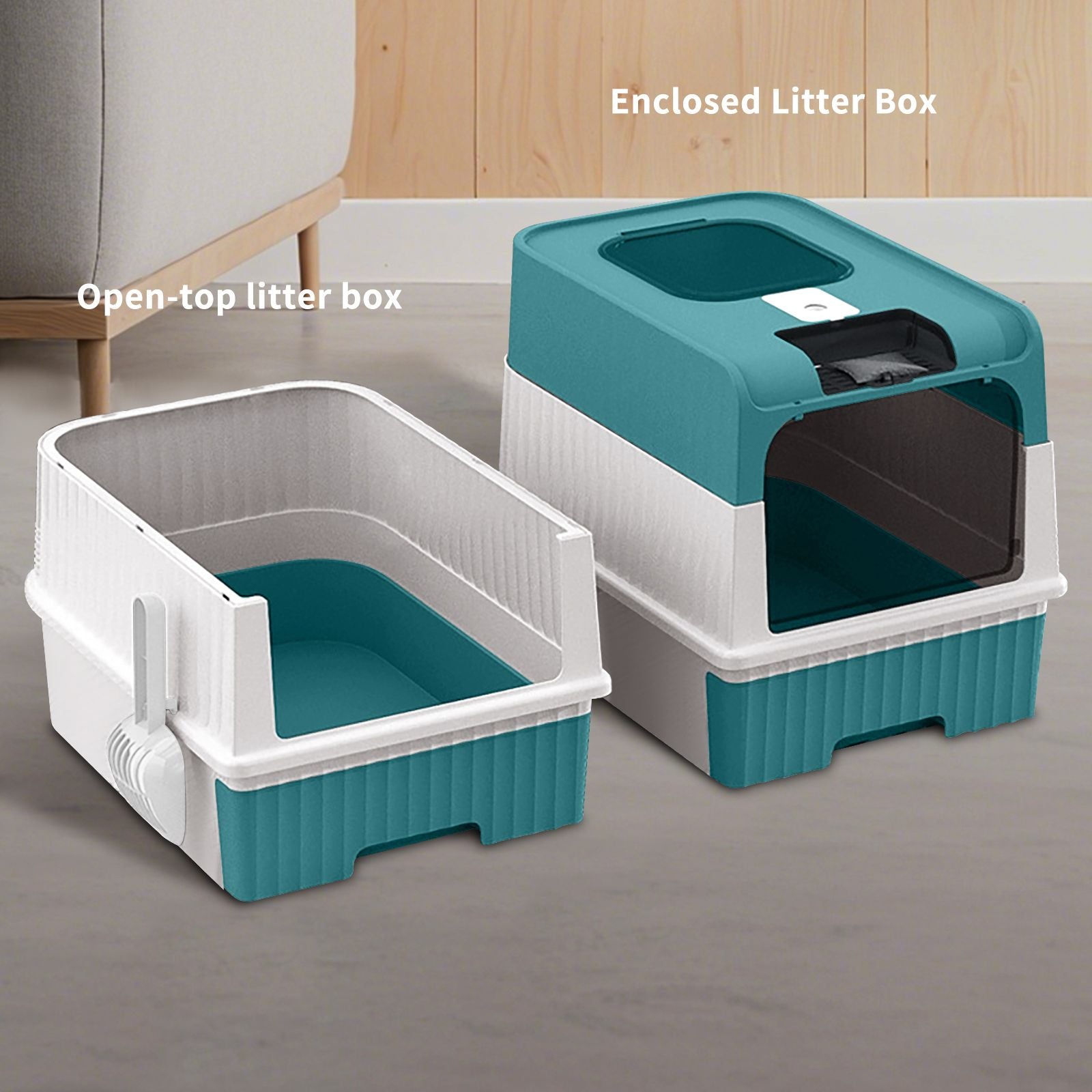 blueMagic Cube Intelligent Cat litter Box - Free Hands, Enjoy Pure Life | Automatic Cleaning, Silent Design, Preferred for Multi Cat Families New Era Fashion LLc