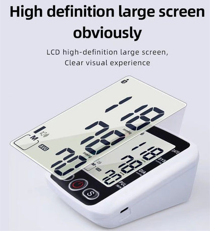 Wireless Digital Blood Pressure Monitor with LCD Display & Voice Alerts for Accurate Readings at Home New Era Fashion LLc