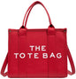 Roecytu PU Tote Bag for Women Simple Large-capacity Tote Bag Crossbody Tote Bag Messenger bag Handbag Zipper Fashion Tote Bag New Era Fashion LLc