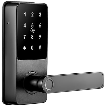 Smart Lock, 5-in-1 Smart Door Knob, Fingerprint Deadbolt with App Control, Bluetooth Smart Lock, Keyless Entry Door Lock with Handle, Biometric Door Lock, Keypad Digital Door Lock for Front Door New Era Fashion LLc