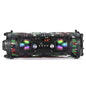 Bluetooth Speaker A28 Portable Wireless Stereo Bass Subwoofer Karaoke Party Speakers with RGB LED Light Support FM Radio TF Card New Era Fashion LLc
