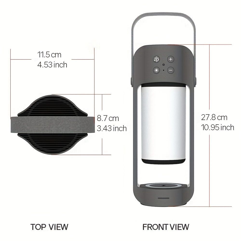 Portable Wireless Flame LED Speaker With Wireless Charger; Speaker With 10 Hours Working Time; 10W Speaker BT 4.2 Version; Mega Bass Sound Quality For Indoor And Outdoor New Era Fashion LLc