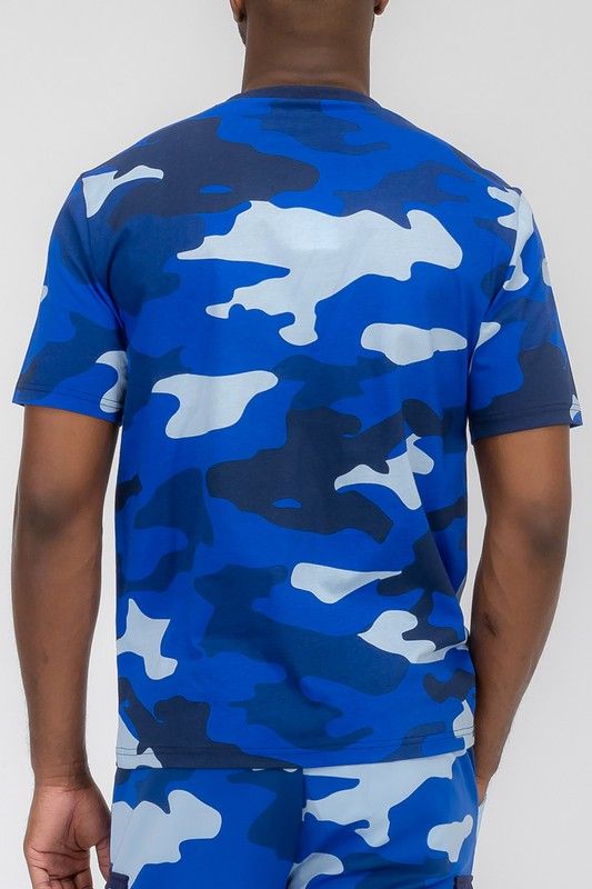 Weiv Full Camo Short Sleeve TShirt New Era Fashion LLc