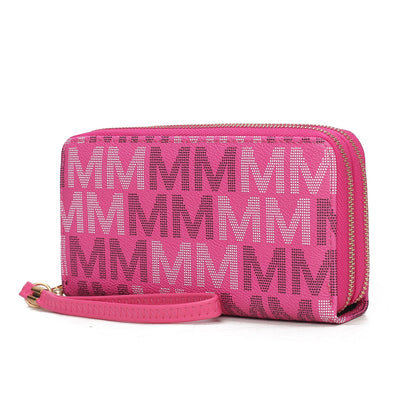 MKF Collection Hofstra M Signature Wallet Wristlet by Mia k New Era Fashion LLc