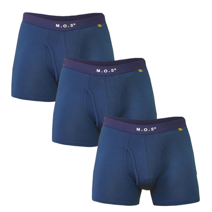 Bamboo Boxer Briefs for Men with Pouch Breathable Short Boxer 3 Pack New Era Fashion LLc