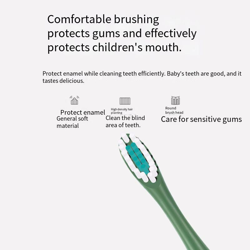 Sonic Children's Electric Toothbrush Kids 3 To 15 Years Old Oral Care Cartoon Animal Pattern Elephant USB Charging Tooth Brush New Era Fashion LLc