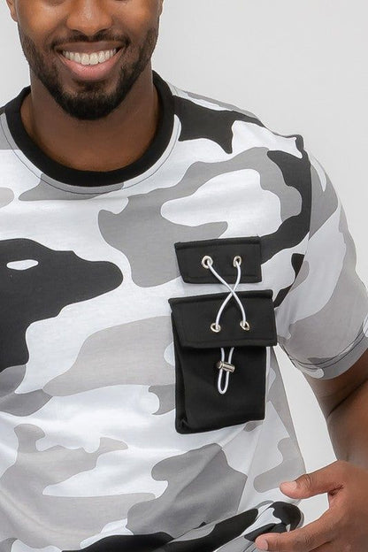 Weiv Full Camo Short Sleeve TShirt New Era Fashion LLc
