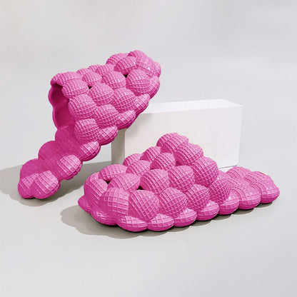 Women's Solid Ultra Cushioned Bubble Slides; Bubble Slippers New Era Fashion LLc