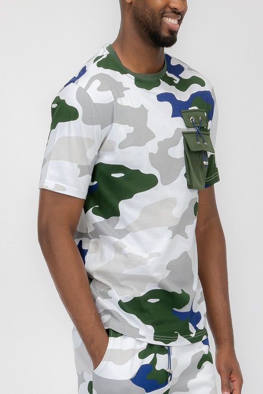 Weiv Full Camo Short Sleeve TShirt New Era Fashion LLc