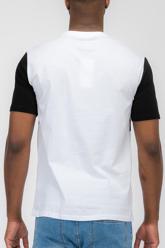 Weiv Mens Color Block Short Sleeve Tshirt New Era Fashion LLc