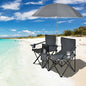 Portable Folding Picnic Double Chair With Umbrella New Era Fashion LLc