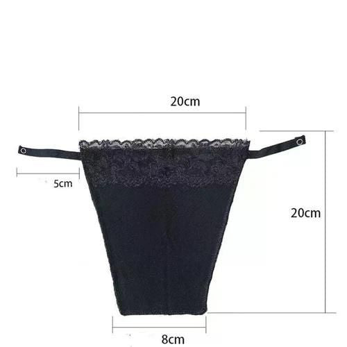 8 Pack Women Lace Cami Clip-on Mock Camisole Overlay Modesty Panel for Low-Cut Shirt New Era Fashion LLc