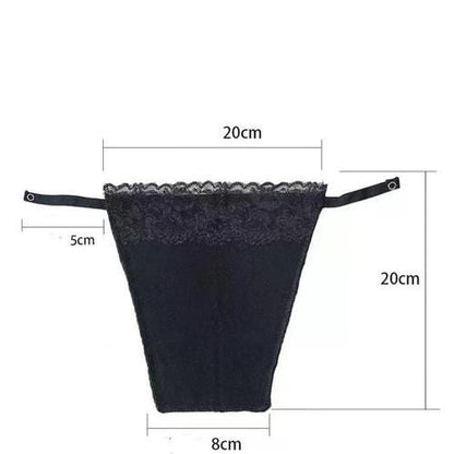 8 Pack Women Lace Cami Clip-on Mock Camisole Overlay Modesty Panel for Low-Cut Shirt New Era Fashion LLc