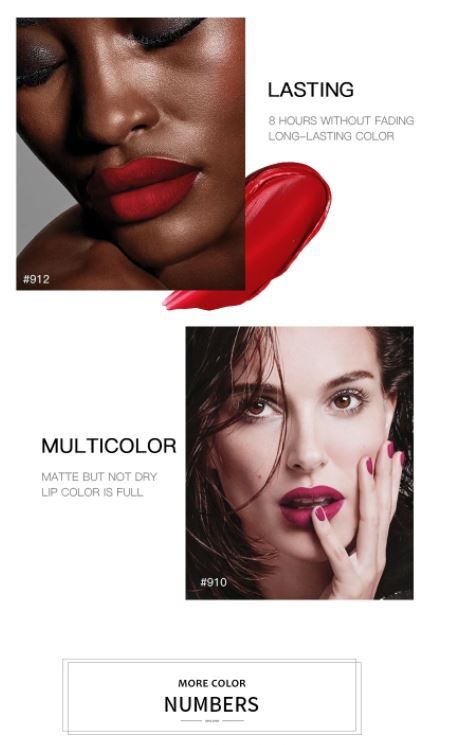 PUDAIER® Mini Capsule Matte Liquid Lipstick - Color #900 New Era Fashion LLc