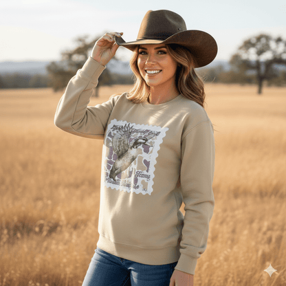 Duck Stamp Graphic Sweatshirt Wild Junkie
