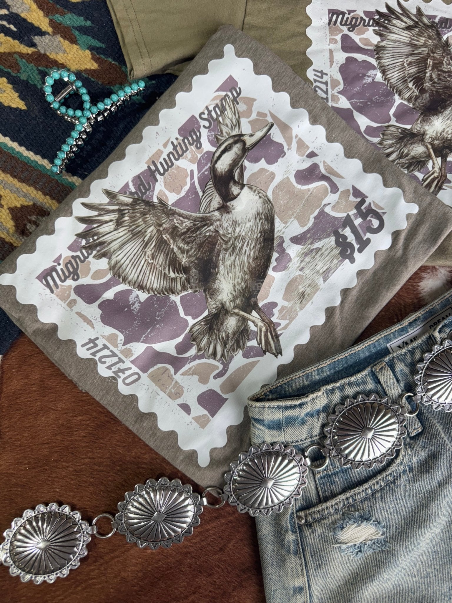Duck Stamp Graphic Tee Wild Junkie