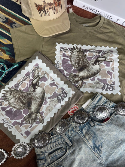 Duck Stamp Graphic Tee Wild Junkie