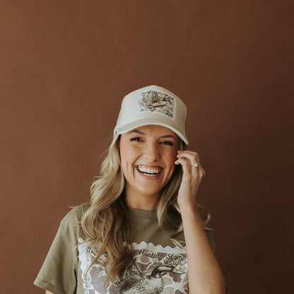 Duck Stamp Trucker Hat Wild Junkie