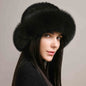 Women’s Mink Hair Winter Hat – Braided Fur Warm Elegant Beanie FitiqueFit