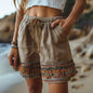 Women’s Retro Drawstring Loose Casual Shorts FitiqueFit