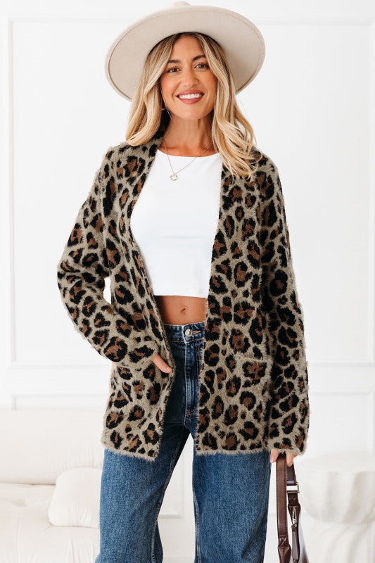 Leopard Open-Front Cardigan Shop Style & More | Fresh Looks, Everyday Deals & Free Shipping