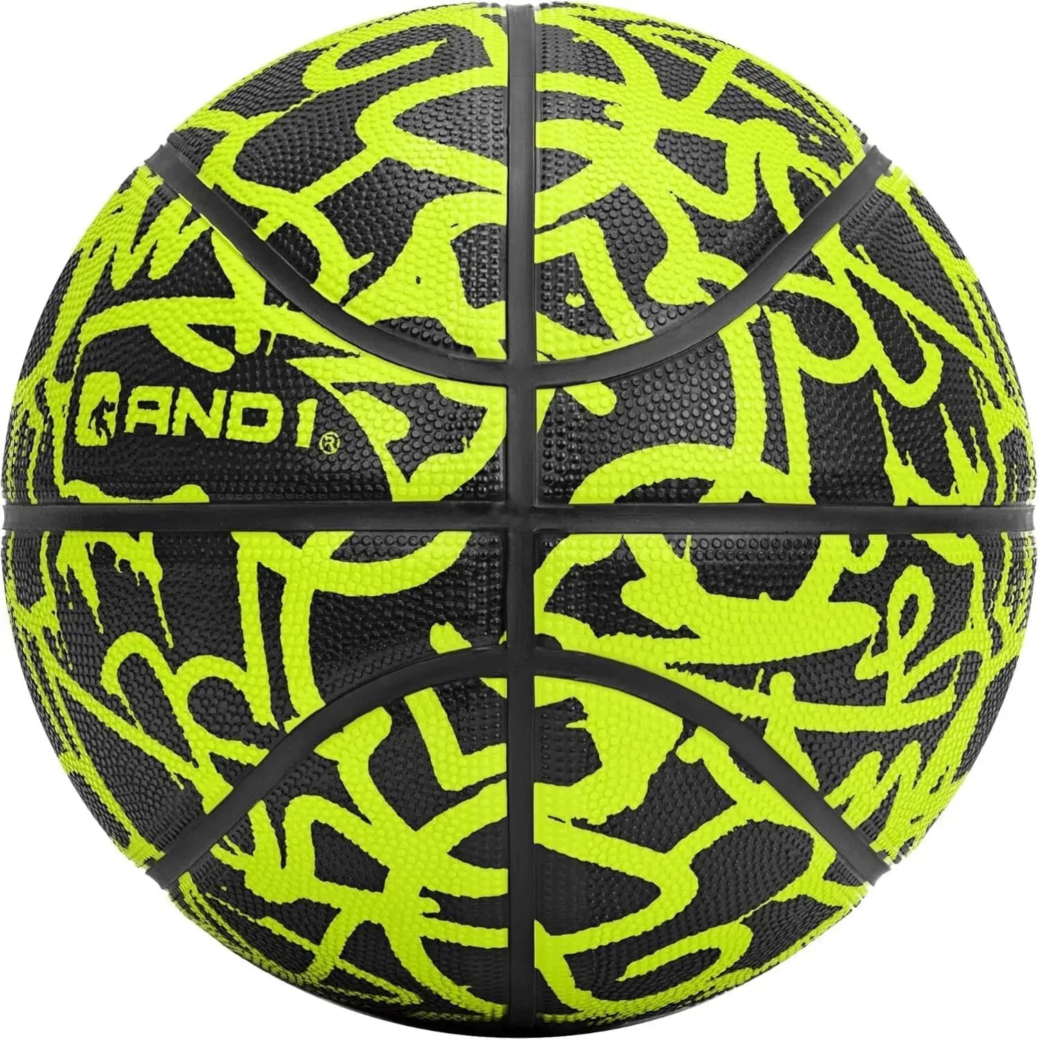 Fantom Graffiti Rubber Basketball, Size 7 (29.5"), Deep Channel Construction, Indoor/Outdoor Use