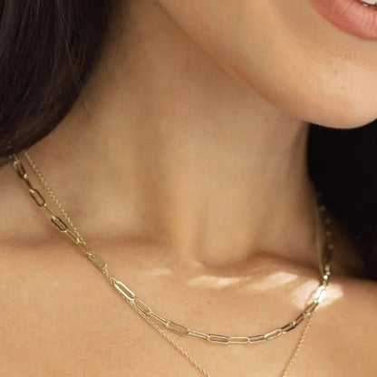 Piper Paperclip Chain Necklace Shop Style & More | Fresh Looks, Everyday Deals & Free Shipping