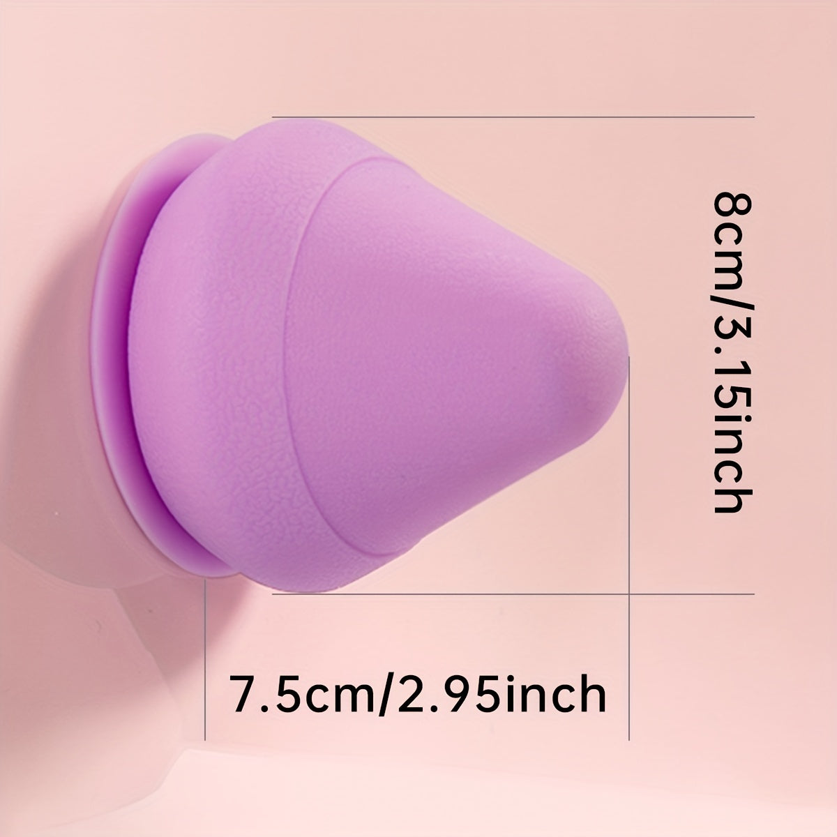 Silicone Massage Cone Solid Adsorption Ball Psoas Thoracic Spine Back Scapula Foot Yoga Muscle Releas Deep Tissue Massage Ball for Pain Relief - Multifunctional Muscle Massager for Back, Arm, and Foot