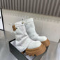 Versatile Casual Thick-soled Fashionable Cigarette Pants Boots For Women See size chart under “more details” The Fashion Celestial