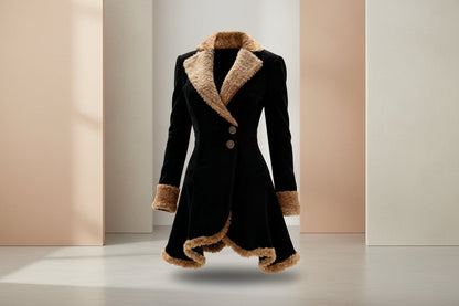 Women’s Thick Fleece Fur Lined Winter Coat FitiqueFit