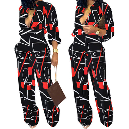 European And American Fashion Denim Jumpsuit Grayceful LLC