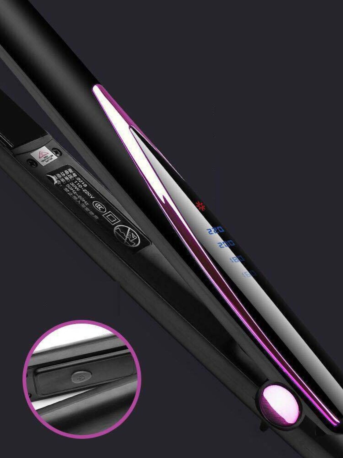 Adjustable Temperature Hair Straightener New Era Fashion LLc