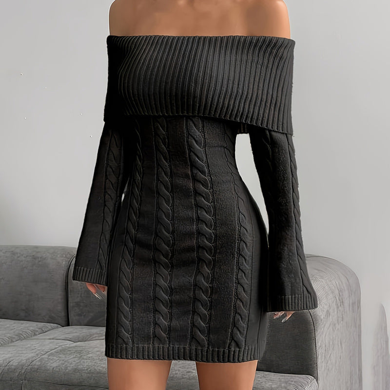 Women’s Off Shoulder Bodycon Dress FitiqueFit