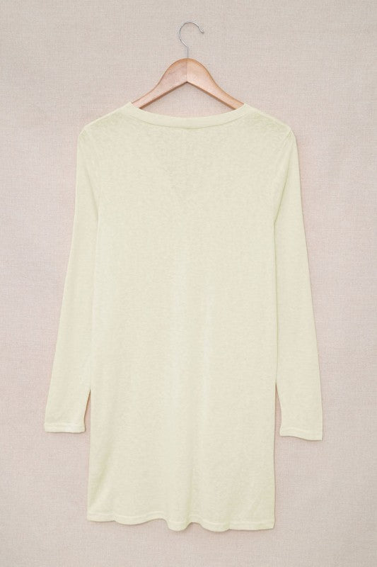 Solid Open-Front Buttoned Cardigan Shop Style & More | Fresh Looks, Everyday Deals & Free Shipping